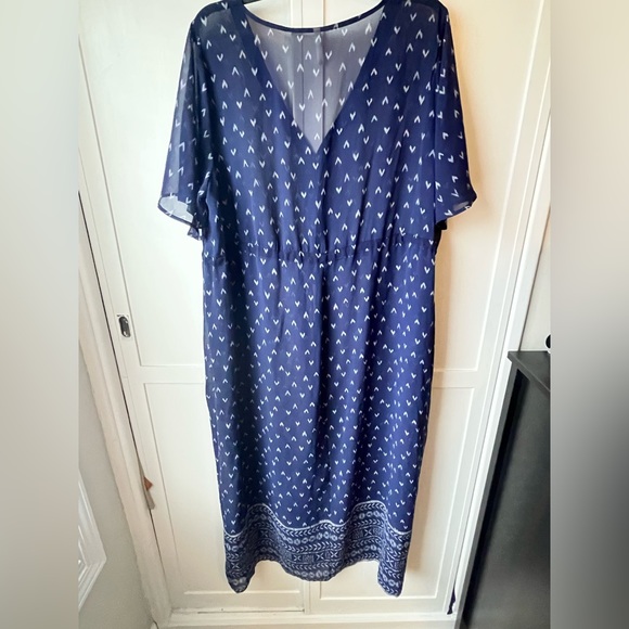 Button Front Duster - Picture 3 of 3